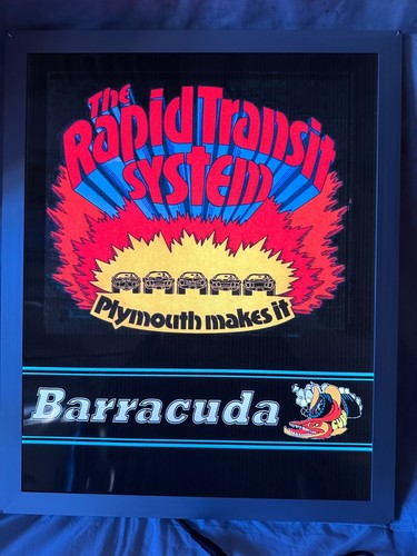 Scat Pack City / Rapid Transit Lighted LED Frame Sign 16” x 20” Back Lit Poster - Picture 2 of 24