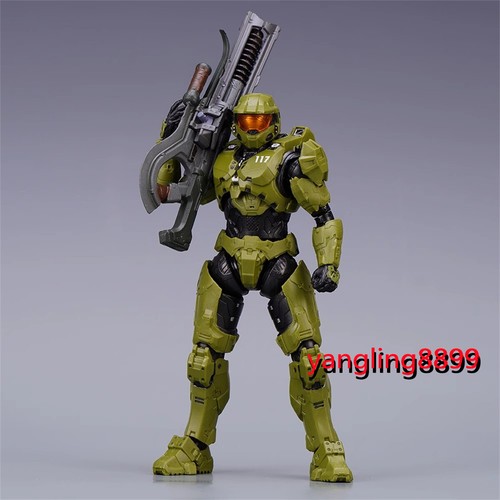 1/12 HALO 5 Master Chief John117 117 Action Figure 7'' MK6 Armor Toy Gift Boxed - Picture 15 of 24