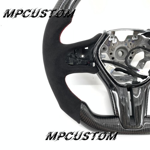 100% Real Carbon Fiber Steering Wheel fit For Infiniti Q50 Q60 QX50 QX55 2016-24 - Bild 2 von 9