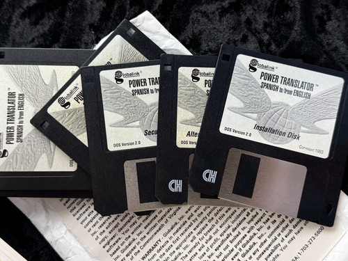 Globalink Spanish to from English Power Translator for DOS 3.5 Floppy Media - Picture 3 of 4