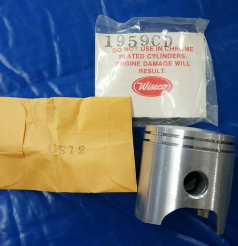NOS VINTAGE WISECO PISTON 493P1 HONDA CR80 1983 49.75mm 493M04975 1959CD - Picture 4 of 6