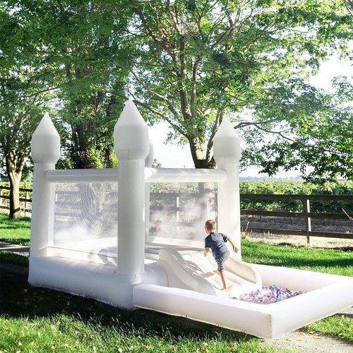 Castillo de rebote inflable de 13x8 ft con foso de bolas para niños alquiler de fiesta - Imagen 2 de 8