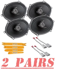 Cerwin Vega 6x8" 250Watts  Front & Rear Door Speakers for 1994-2004 Ford Mustang