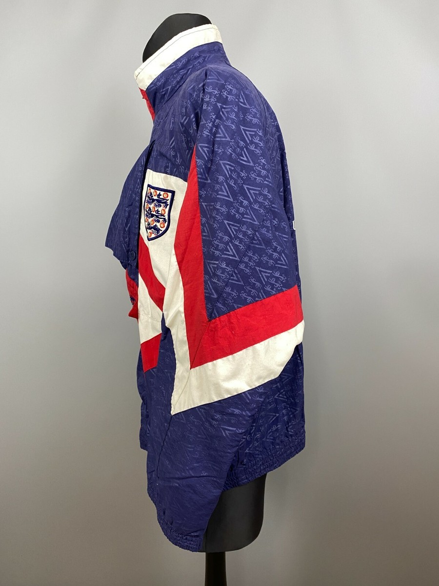 ENGLAND 1990 1992 JACKET FOOTBALL SOCCER UMBRO MENS SIZE XL | eBay