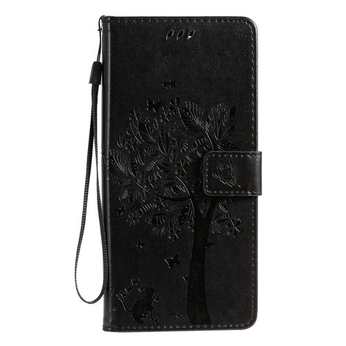 For Samsung Note 10 Lite 20 8 9 Tree Embossing PU Leather Flip Wallet Case Cover - Picture 23 of 24