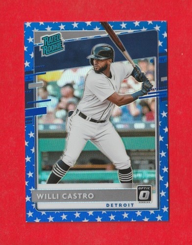 2020 DONRUSS OPTIC RATED ROOKIE SPIRIT OF 76 PRIZM WILLI CASTRO #d /76 TIGERS - Picture 1 of 2