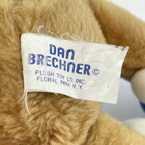 Oso de peluche vintage Kiddie Land Cheerleader peluche 11" animal de peluche Dan Brechner - Imagen 6 de 8