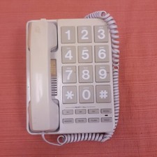 Radio Shack Oversized Big Button Corded Phone 13 Number Memory 43-804 Amplified
