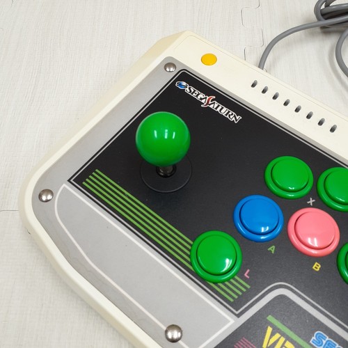 Sega Saturn Virtua Stick Arcade Controller HSS-0136 with 2 Japanese games 525 - Picture 4 of 11