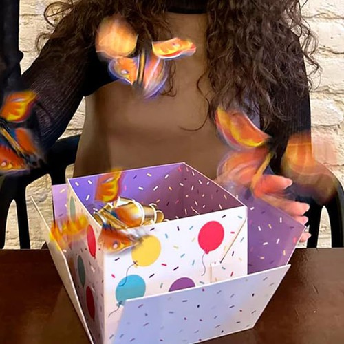 Butterfly Explosion Gift Box Flying Butterfly Gift Boxes DIY Handmade Fairy 2024 - Picture 3 of 12