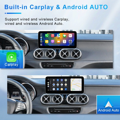 Reproductor de carplay inalámbrico con pantalla táctil de 10,25"" para Mercedes Benz Clase X 2017-2020 - Imagen 3 de 12