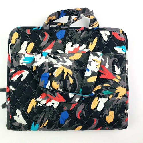 Vera Bradley hängende Reise Organizer Tasche Kulturbeutel Make-up schwarz mehrfarbig