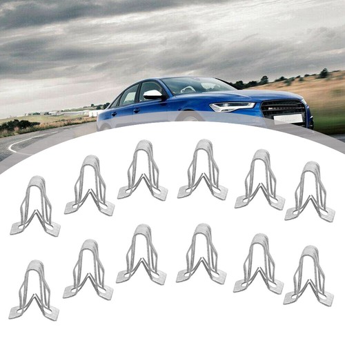 25PCS Metal Fastener Clips 1/2" X 5/8" For Car Dash Panel Retainer Moulding Trim - Picture 11 of 12