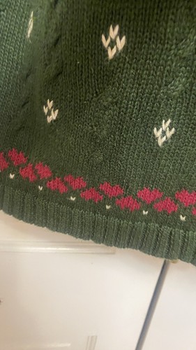 NWT Quacker Factory Vest Fall Winter Christmas Bells Mittens Leaves 1X Womens - Picture 6 of 15