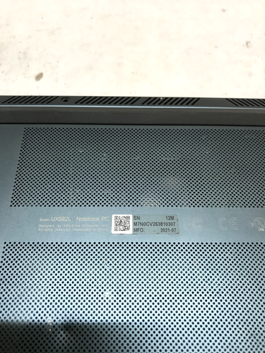 ASUS Zenbook Pro Duo 15 OLED UX582 i7-10870H 2.2GHz 16GB RAM For Parts/Repair DW - Picture 7 of 8