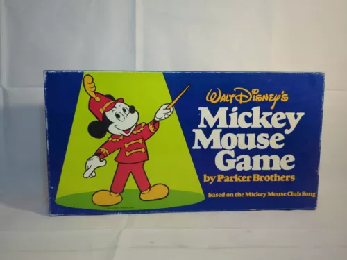 Vtg 1976 Walt Disney's Mickey Mouse Game Parker Brothers Boardgame Complete