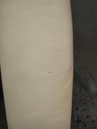 1999-2001 BMW E38 7-Series Rear Electric Seat Side Bolsters Pearl Beige Oyster - Picture 5 of 6