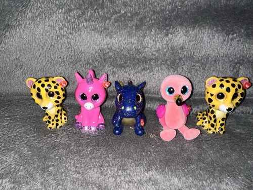 Menge 5 TY Beanie Boos Mini Boo Speckles, Kaugummi, Gilda, Saffire Serie 3 - Bild 7 von 15