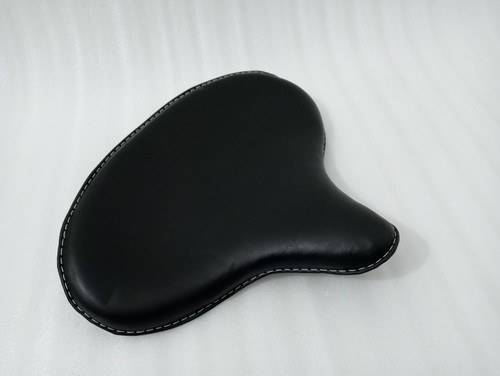 Genuine Leather HARLEY WLA WLC VL UL EL WL KNUCKLEHEAD SOLO SEAT FLATHEAD BLACK - Picture 2 of 12