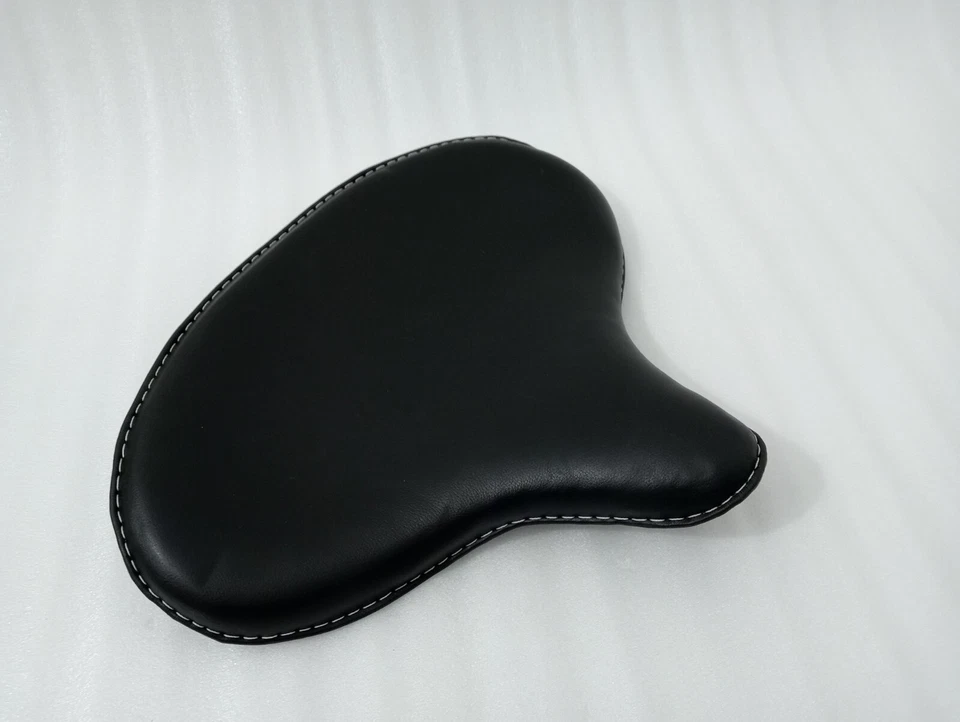 Genuine Leather HARLEY WLA WLC VL UL EL WL KNUCKLEHEAD SOLO SEAT FLATHEAD BLACK - Image 2 of 4