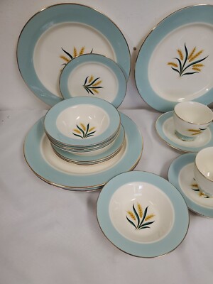 Vtg International D.S. Co. Alliance Ohio 20pc Serve/4 Viking Wheat