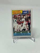 1987 Topps Football Dan Marino 1986 Record Breaker Card #6