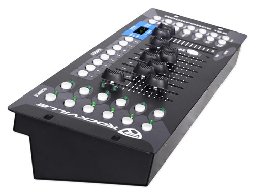 (4) American DJ SABER SPOT DTW 15 Watt WW LED Spotlights+DMX Controller+Cables - Picture 7 of 12