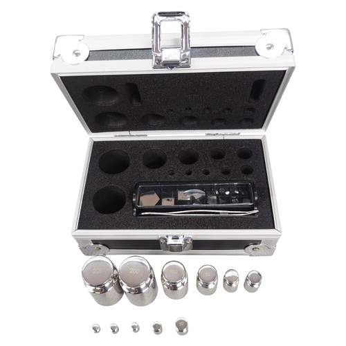 F1 Class Stainless Steel Calibration Weight Kit with Case and Tweezers 1mg-200g - Picture 4 of 18