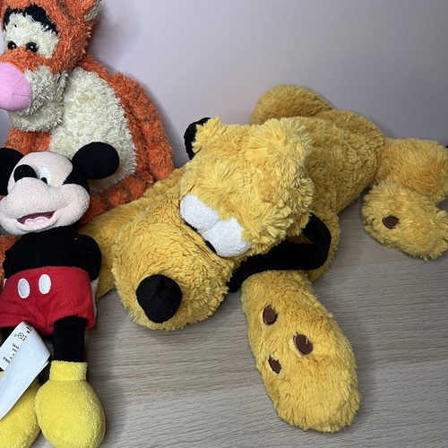 Bundle of 6 Disney Plush Toys Various Characters - Pluto, Tigger, Mickey - Picture 4 of 14