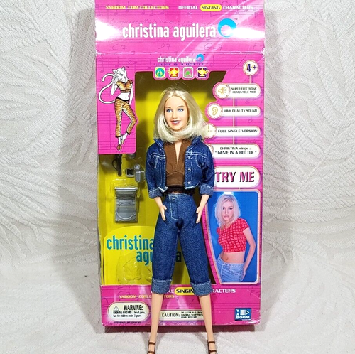 1999 CHRISTINA AGUILERA PUPPE YABOOM "GENIE IN A BOTTLE" - OPEN BOX - Bild 2 von 17