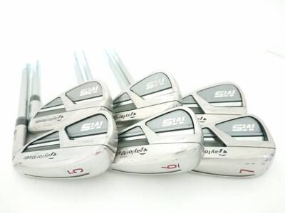 Set of 7 x TaylorMade rac r7 Ti Irons 5-SW Regular Steel Shafts Mixed Grips* Set of 7 x TaylorMade rac r7 Ti Irons 5-SW Regular Steel Shafts Mixed Grips*