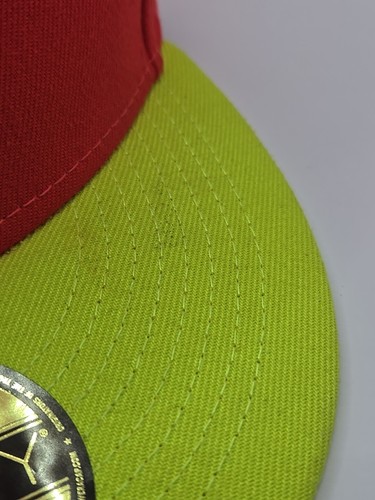 Los Angeles Dodgers Hat Cap 75th World Series  Neon Red 59FIFTY New Era 7 Used  - Foto 4 di 12