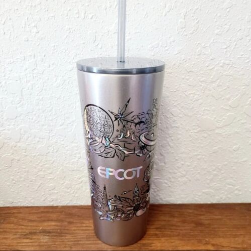 Walt Disney World 4 Park Starbucks Tumbler Magic Kingdom EPCOT Animale di Hollywood - Foto 9 di 23