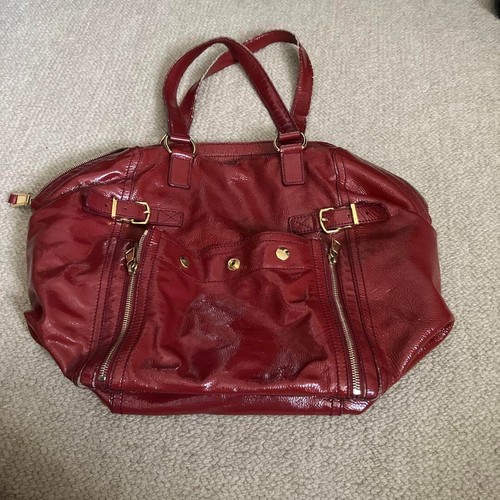 Saint Laurent Backpack Patent Pink Authentic