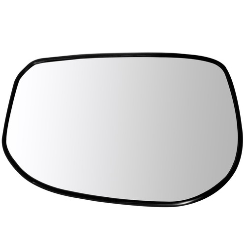 Chrome Mirror Glass W/Plate LEFT Side Flat For 09-14 Honda 76253-TK6-305 - Picture 2 of 3