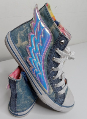 Skechers UTOPIA Wing-It high tops, Denim Blue, US6