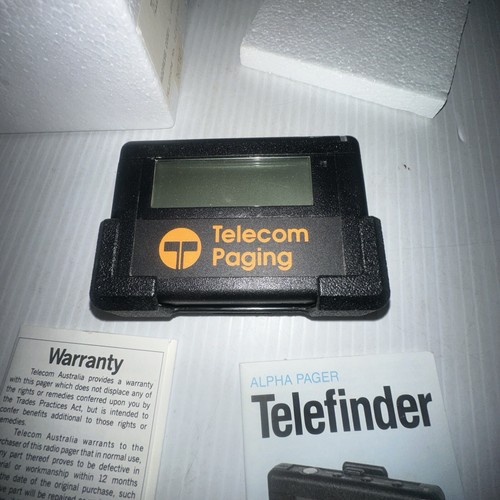 Vintage Telecom Paging Device NEC RADIO PAGER R3A4-7B In Box - Zdjęcie 13 z 24