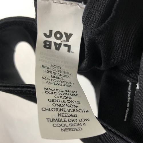 @ Joy Lab Damen Sport BH Größe S schwarz weiß mittlere Abdeckung (BE) - Bild 4 von 4