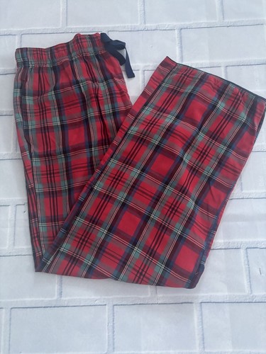 Victoria’s Secret Women’s Medium Lounge Red Green Plaid Drawstring Pajama Pants - Bild 1 von 11