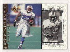 1998 Upper Deck - Super Powers - #S26 - Eddie George  - Houston Oilers