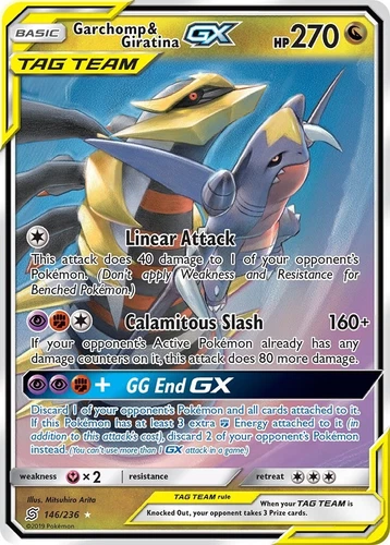 Garchomp & Giratina GX 146/236 Sm-Unified Minds