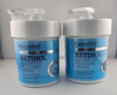 Naturewell Retinol  Moisturizing Cream 16OZ EACH ( pack of 2 )