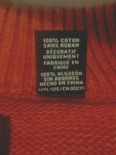 Chaps Ralph Lauren Herren Pullover XL Orange Braun 3 Knöpfe Ellenbogen Patches Preppy - Bild 5 von 6