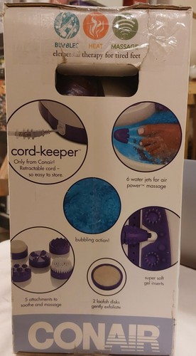 Conair Massaging Foot Spa With Bubbles, Heat, and 6 Water Jets for Power Massage - Picture 5 of 7