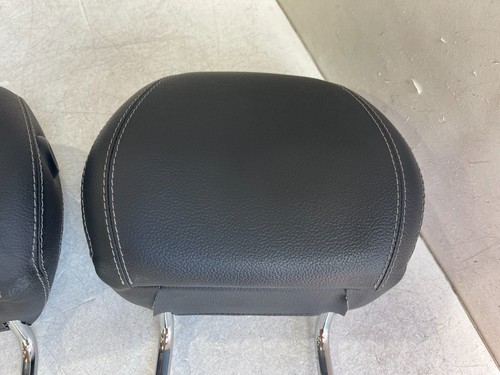 2013-2019 MERCEDES GL450 X166 FRONT LEFT & RIGHT SIDE SEAT HEADREST OEM BLACK - Picture 3 of 12