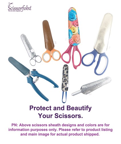 SCISSORFOBZ Designer Scissors Sheath Cover Single large Pink Color - Picture 3 of 5