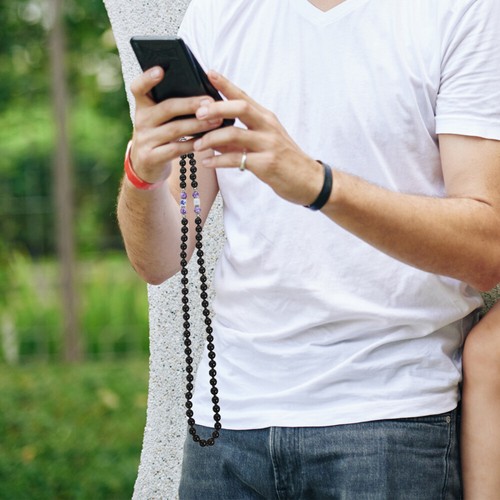 Zestaw 2 szt. -smycz łańcuszkowa Uniwersalny telefon Koraliki - Zdjęcie 6 z 12