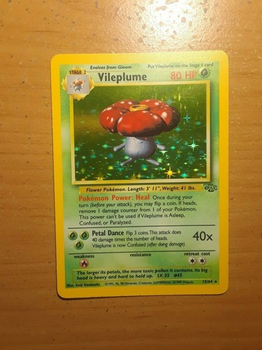 Raro 15/64 Holo Vileplume COMO NUEVO - Imagen 1 de 3