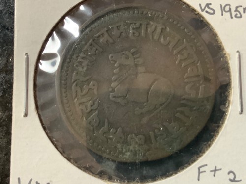INDIA VS1957 (1900) Princely State INDORE 1/2 ANNA VF - 第 3/4 張圖片