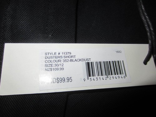 ROLLA'S shorts dusters High Rise Relaxed BLACK Women 30 NWT - Picture 3 of 7